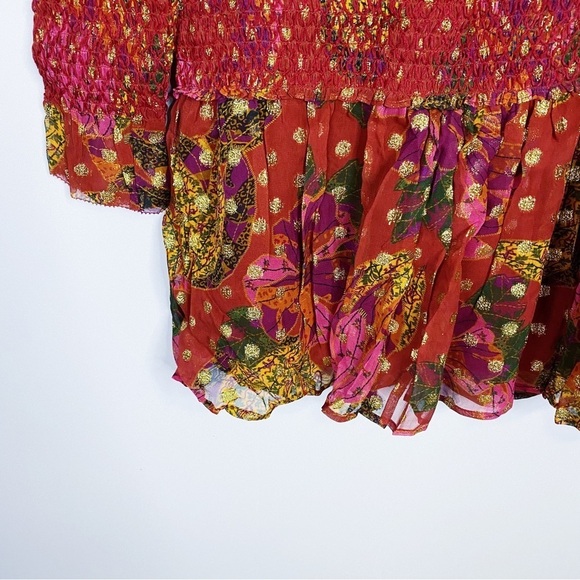 Farm Rio - Printed Smocked Dress - Picture 6 of 7